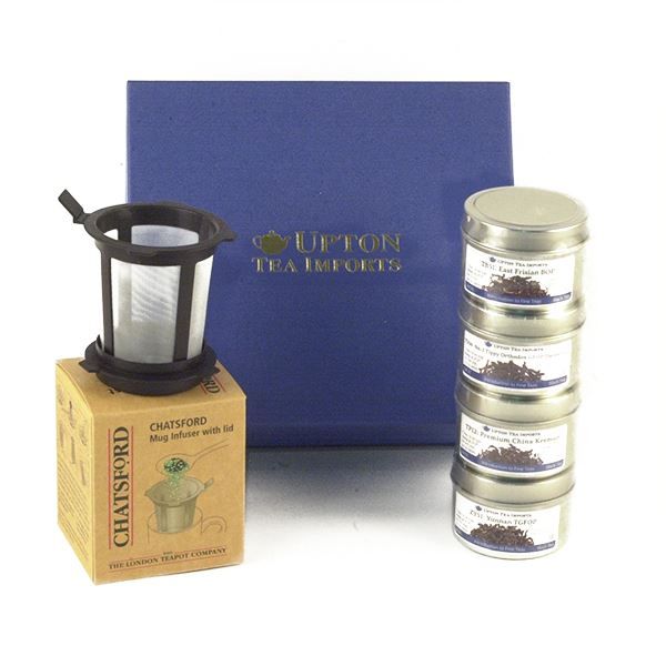 Chatsford Mug Infuser & Sampler Custom Gift Set – Upton Tea Imports