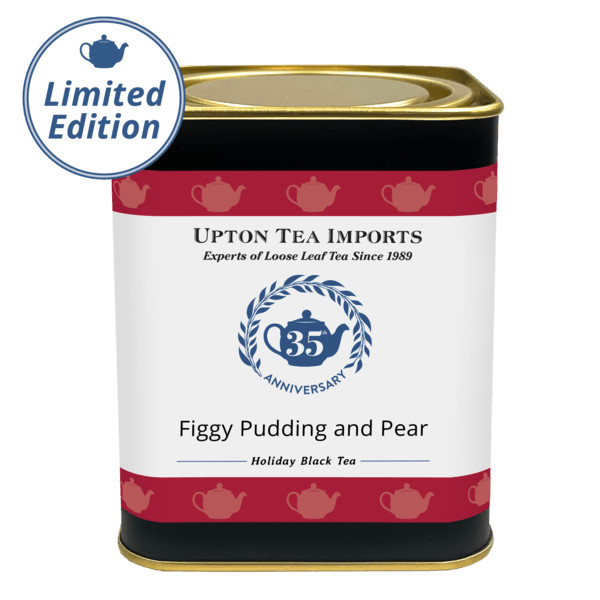 image of Figgy Pudding and Pear Tea in a Tin